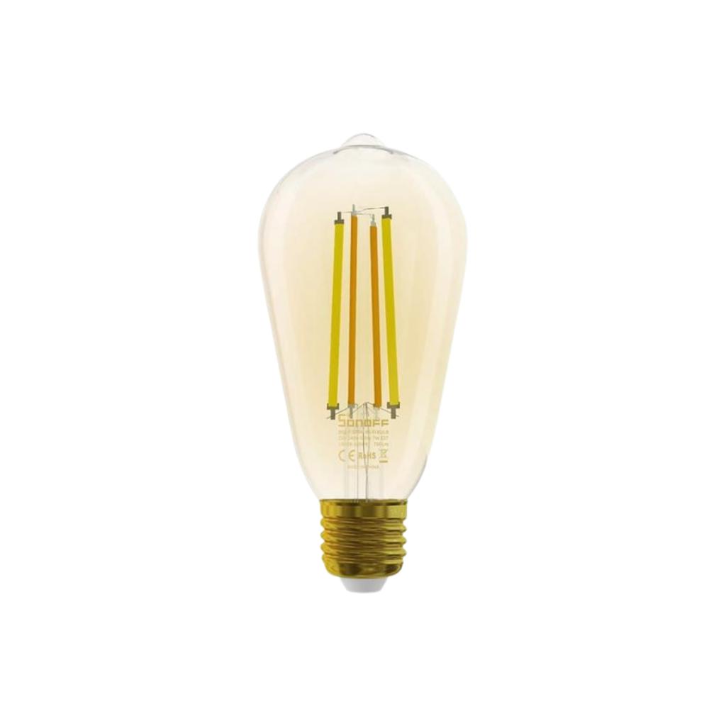 Lámpara LED Smart Sonoff B02-F-ST64 Wi-Fi 7W - Amarillo Ámbar 220V/50HZ